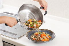 [Made in Japan] Stainless steel snow pan (15/18/20/22/24cm)