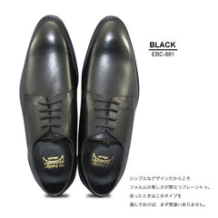 Genuine leather flat toe business shoes