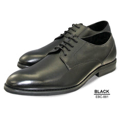 Genuine leather flat toe business shoes